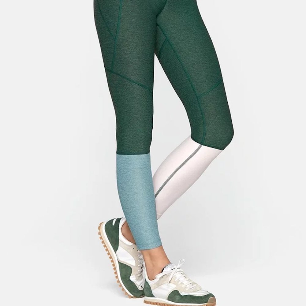 Outdoor Voices "Dipped" 7/8 Warmup Leggings Sz Small